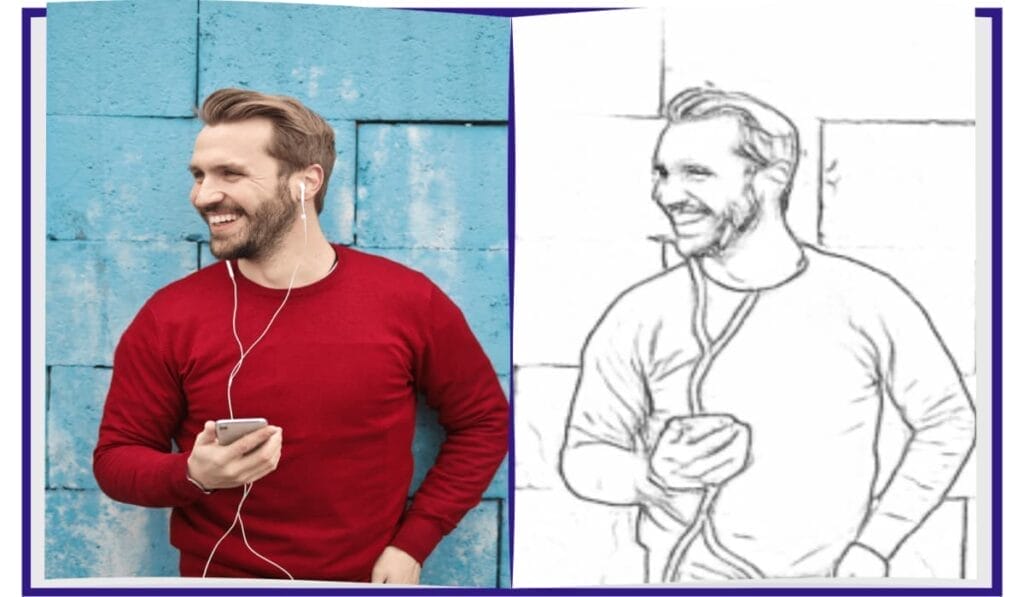 Pencilify-3 See how Pencilify converts portraits into detailed line drawings effortlessly