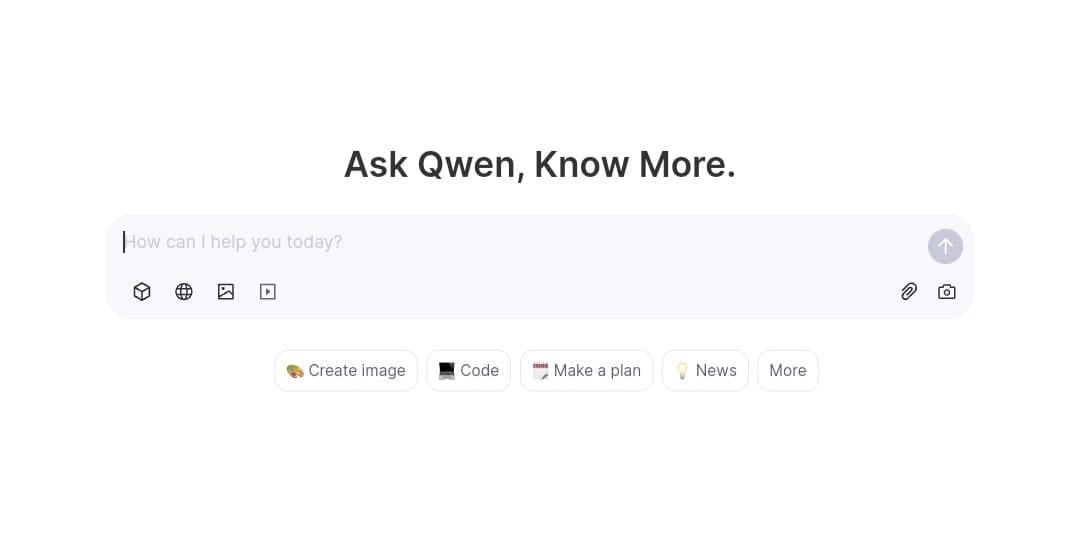 واجهة الدردشة المجانية مع Qwen2.5-Max على منصة Qwen Chat واجهة الدردشة المجانية مع Qwen2.5-Max على منصة Qwen Chat