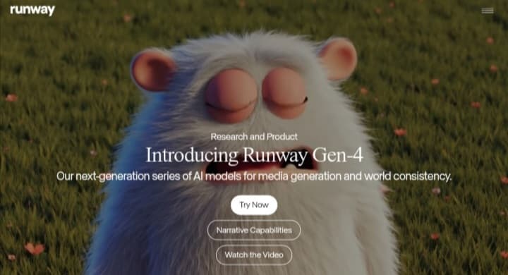 Gen-4: Runway تطلق أحد أكثر أدوات توليد الفيديو بالذكاء الاصطناعي تطورًا