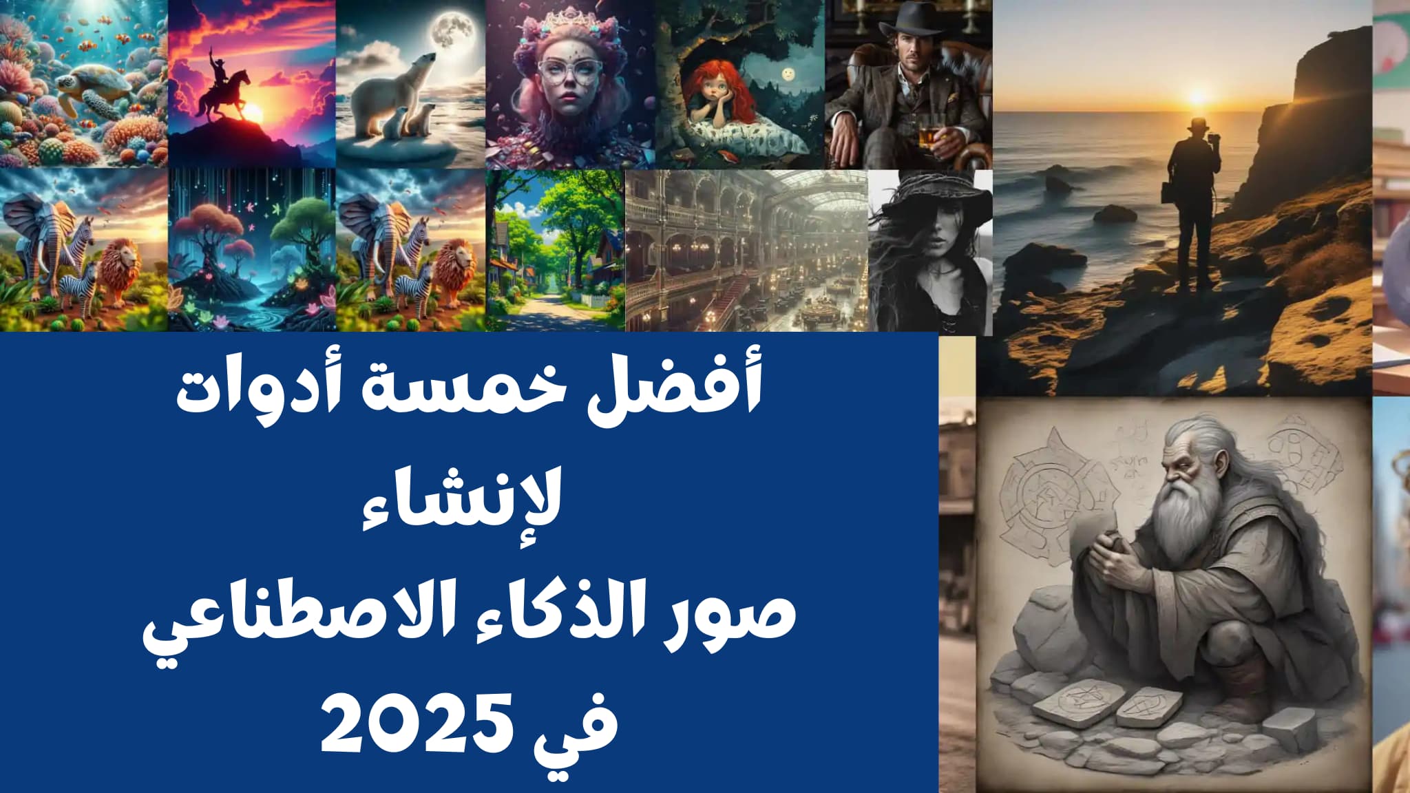 بالصور | شرح خمسة من أفضل أدوات إنشاء صور الذكاء الاصطناعي مجانًا في 2025