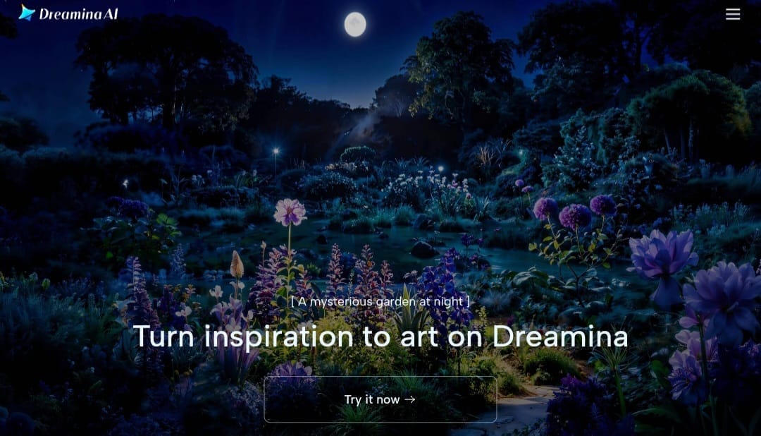 واجهة Dreamina Capcut AI لإنشاء وتعديل الصور والتصميمات وتوليد الفيديوهات بالذكاء الاصطناعي مجانًا.