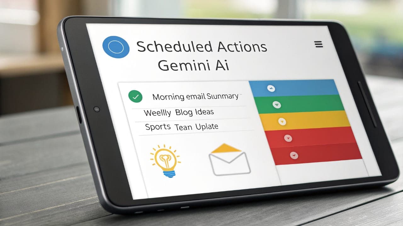 Google Gemini يضيف الإجراءات المجدولة لتنظيم وتنفيذ مهامك بذكاء