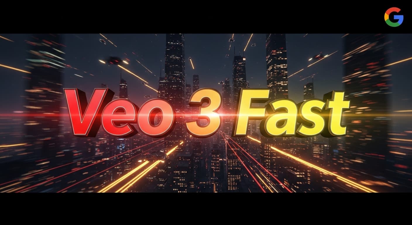 Veo 3 Fast: نسخة جديدة لصناعة مقاطع الفيديو بالصوت بسرعة فائقة